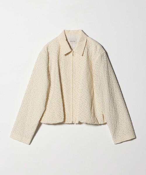 Steven Alan(スティーブンアラン)の「<Steven Alan>ジャガード ブルゾン(その他アウター・レディース・ナチュラル/ブラック・M/S)」の2枚目の写真