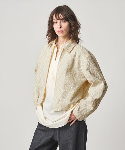 Steven Alan(スティーブンアラン)の「<Steven Alan>ジャガード ブルゾン(その他アウター・レディース・ナチュラル/ブラック・M/S)」の17枚目の写真