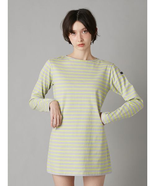 LILY BROWN(リリーブラウン)の「フレンチボーダーカットチュニック(その他トップス・レディース・ネイビー/レッド/ライム・F)」の5枚目の写真
