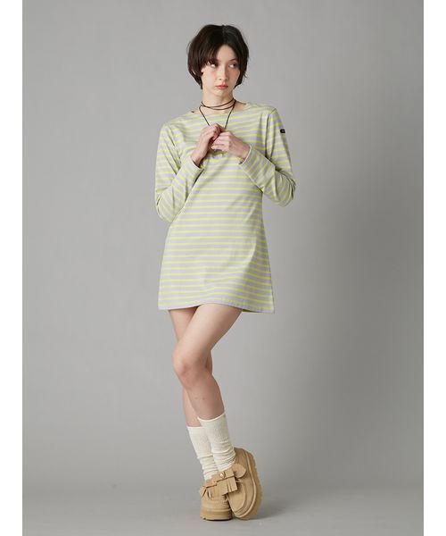 LILY BROWN(リリーブラウン)の「フレンチボーダーカットチュニック(その他トップス・レディース・ネイビー/レッド/ライム・F)」の12枚目の写真