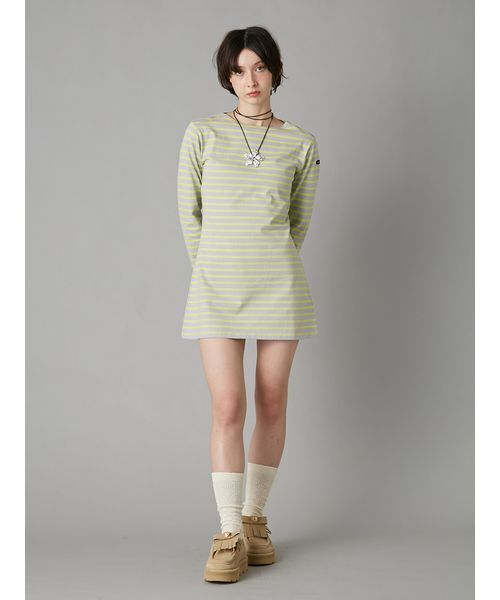 LILY BROWN(リリーブラウン)の「フレンチボーダーカットチュニック(その他トップス・レディース・ネイビー/レッド/ライム・F)」の13枚目の写真