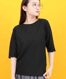 Orale! ラメ混テレコTシャツ