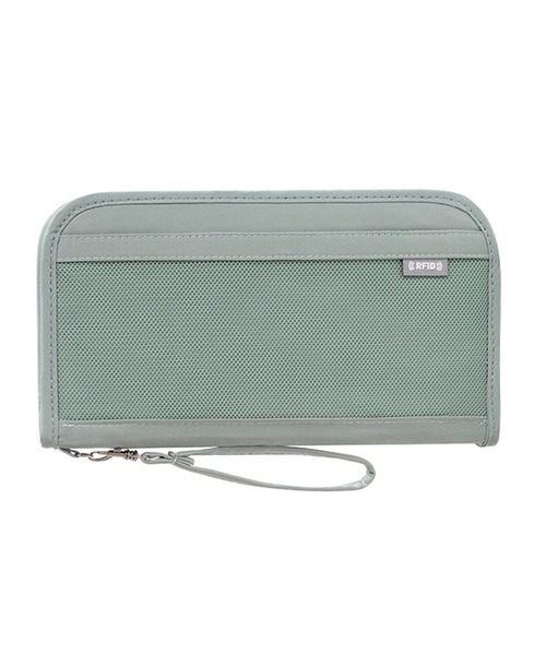 CALIFORNIA OUTFITTERS（カリフォルニア アウトフィッターズ）の「1D4-MT【RFIDブロッキング】メッシュ ストラップ付パスポートケース（パスポートケース・レディース・グレー/ブラック/ピンク/グリーン・ONESIZE）」の5枚目の写真