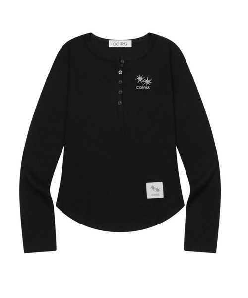 COIRIS_(コイリス)の「◇COIRIS◇ブランド直輸入正規品/アリーナ ボタン ロングスリーブ Tシャツ ARINA BUTTON LONG SELLVE T(Tシャツ/カットソー・レディース・グレー/ブラック/ホワイト/ベージュ・FREE)」の20枚目の写真