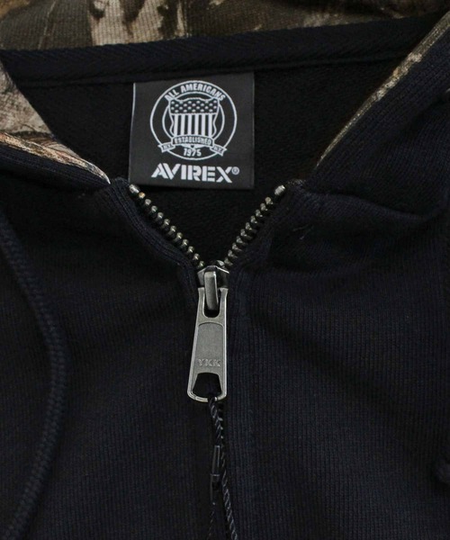 AVIREX（アヴィレックス）の「ZIP UP HOODIE"REAL TREE CAMO"（パーカー・メンズ・ブラック/カモフラージュ・M/XL/L）」の15枚目の写真