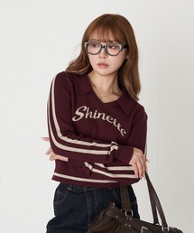 RAY CASSIN | スキッパーラインロゴニット(ニット/セーター)