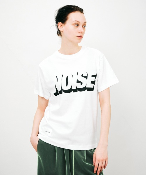 NOISE MAKER（ノイズメーカー）の「シャドウロゴTEE（Tシャツ/カットソー・レディース・ブラック/ホワイト・S/XS/M）」の7枚目の写真