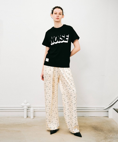 NOISE MAKER（ノイズメーカー）の「シャドウロゴTEE（Tシャツ/カットソー・レディース・ブラック/ホワイト・S/XS/M）」の8枚目の写真
