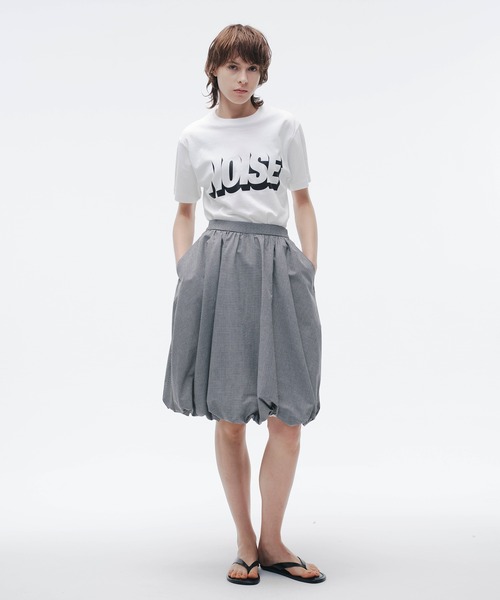 NOISE MAKER（ノイズメーカー）の「シャドウロゴTEE（Tシャツ/カットソー・レディース・ブラック/ホワイト・S/XS/M）」の5枚目の写真