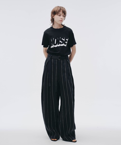 NOISE MAKER（ノイズメーカー）の「シャドウロゴTEE（Tシャツ/カットソー・レディース・ブラック/ホワイト・S/XS/M）」の9枚目の写真