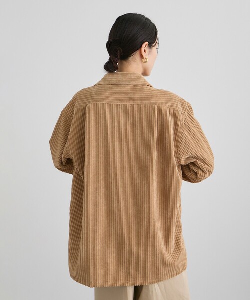 SALON adam et rope'(サロン アダム エ ロペ)の「【COUTURE D'ADAM(クチュール ド アダム)】Corduroy Surf Shirt(シャツ/ブラウス・レディース・キャメル・40)」の20枚目の写真