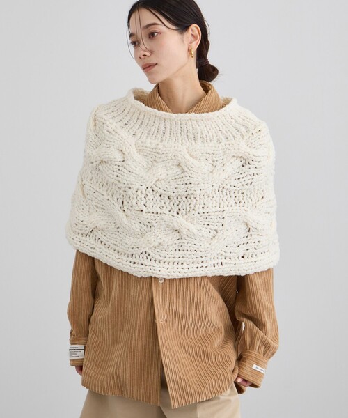 SALON adam et rope'(サロン アダム エ ロペ)の「【COUTURE D'ADAM(クチュール ド アダム)】Corduroy Surf Shirt(シャツ/ブラウス・レディース・キャメル・40)」の17枚目の写真