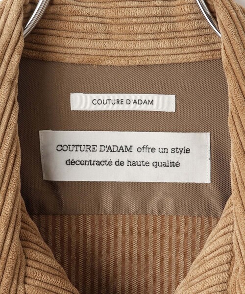 SALON adam et rope'(サロン アダム エ ロペ)の「【COUTURE D'ADAM(クチュール ド アダム)】Corduroy Surf Shirt(シャツ/ブラウス・レディース・キャメル・40)」の8枚目の写真
