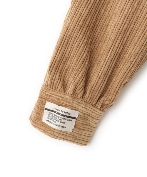 SALON adam et rope'(サロン アダム エ ロペ)の「【COUTURE D'ADAM(クチュール ド アダム)】Corduroy Surf Shirt(シャツ/ブラウス・レディース・キャメル・40)」の6枚目の写真