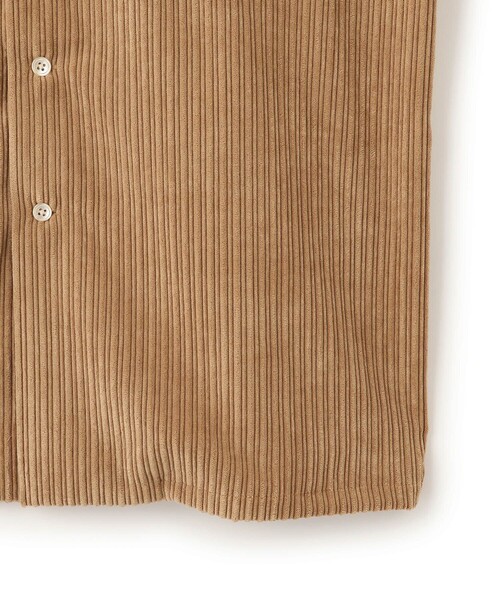 SALON adam et rope'(サロン アダム エ ロペ)の「【COUTURE D'ADAM(クチュール ド アダム)】Corduroy Surf Shirt(シャツ/ブラウス・レディース・キャメル・40)」の5枚目の写真