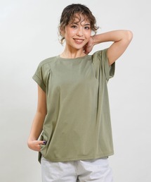 RIKKA FEMME/リッカファム 半袖 Tシャツ フレンチスリーブ 吸水速乾 UVカット RF6S-2101