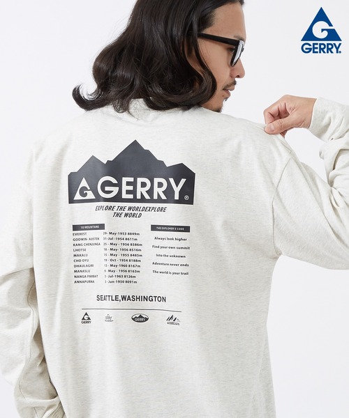 GERRY（ジェリー）の「【GERRY】別注 プリント 長袖 Tシャツ（Tシャツ/カットソー・メンズ・ブラック/カーキ/ホワイト系/ホワイト系1/ホワイト系2/ブラック系5/ブルー/ライトグレー系1/ブラック系2/カーキ系2/ブルー系2/ホワイト系3/ライトグレー系3/ブラック系4/カーキ系4/ブルー系4/ホワイト系5/ホワイト/ライトグレー/ライトグレー系/ブラック系1/ライトグレー系2/ブラック系3/カーキ系3/ブルー系3/ホワイト系4/カーキ系5/ブルー系5/ライトグレー系4/ライトグレー系5/ブラック系/カーキ系/ブルー系/カーキ系1/ブルー系1・SMALL/MEDIUM/LARGE/X-LARGE）」の19枚目の写真
