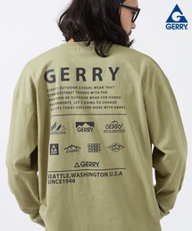 【GERRY】別注 プリント 長袖 Tシャツ
