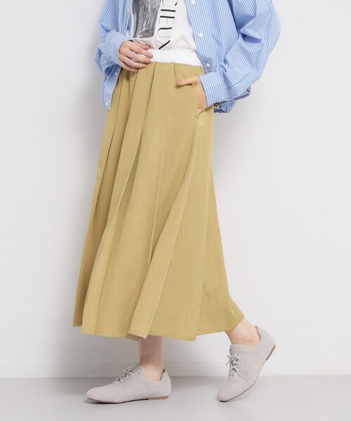 THE SHOP TK （ザ ショップ ティーケー ）の「ストライプアソートスカート（スカート・レディース・ネイビー/ベージュ/ブルー系7・12/13）」の9枚目の写真