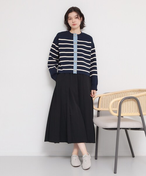 THE SHOP TK （ザ ショップ ティーケー ）の「ストライプアソートスカート（スカート・レディース・ネイビー/ベージュ/ブルー系7・12/13）」の14枚目の写真