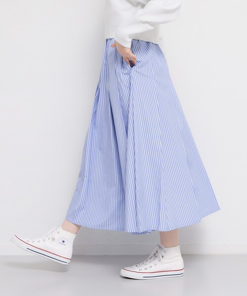 THE SHOP TK （ザ ショップ ティーケー ）の「ストライプアソートスカート（スカート・レディース・ネイビー/ベージュ/ブルー系7・12/13）」の16枚目の写真
