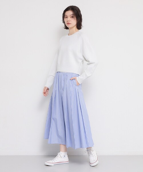 THE SHOP TK （ザ ショップ ティーケー ）の「ストライプアソートスカート（スカート・レディース・ネイビー/ベージュ/ブルー系7・12/13）」の18枚目の写真