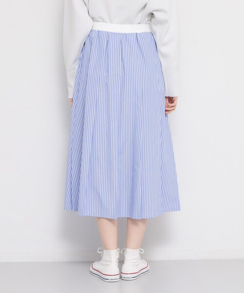 THE SHOP TK （ザ ショップ ティーケー ）の「ストライプアソートスカート（スカート・レディース・ネイビー/ベージュ/ブルー系7・12/13）」の22枚目の写真