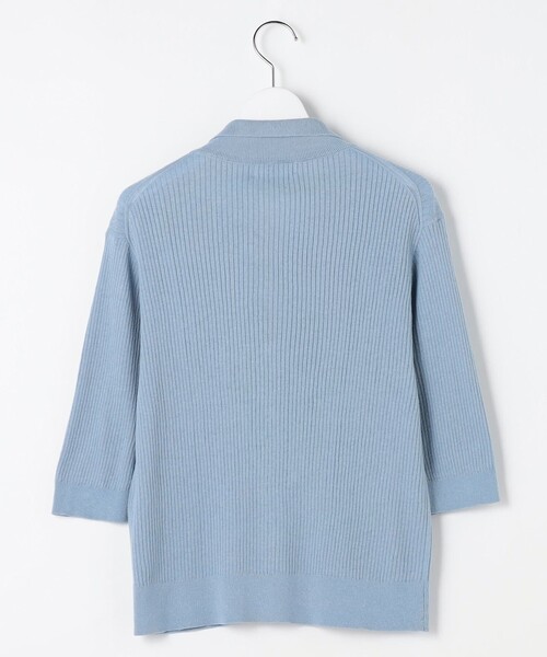 J.PRESS(ジェイプレス)の「LINEN COTTON ポロ ニット(ニット/セーター・レディース・サックスブルー系/ブラウン系/レッド系/ネイビー系・T13/T15)」の18枚目の写真