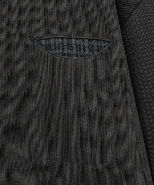 INTEMPOMOOD(インテンポムード)の「チェックインポケットロングスリーブ_チャコール(Tシャツ/カットソー・メンズ・チャコール・LARGE/MEDIUM)」の12枚目の写真