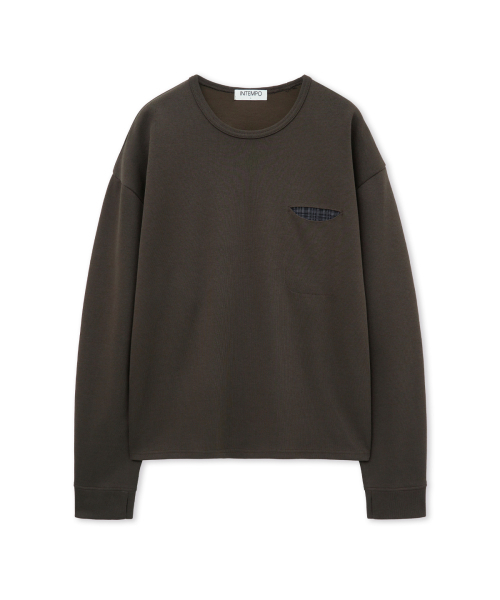 INTEMPOMOOD(インテンポムード)の「チェックインポケットロングスリーブ_チャコール(Tシャツ/カットソー・メンズ・チャコール・LARGE/MEDIUM)」の17枚目の写真