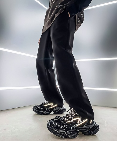 WESTBOY(ウエストボーイ)の「厚底 ボリューム ダッドレースアップスニーカー WO26S3SH18(スニーカー・メンズ・ブラック/ホワイト・41/42/43/44)」の8枚目の写真