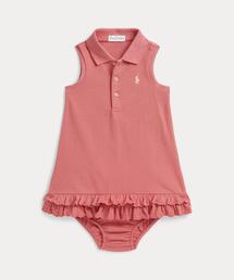 POLO RALPH LAUREN CHILDRENSWEAR（ポロ ラルフ ローレン チルドレンズウェア）の「フリル コットン ポロ ドレス & ブルマー（その他ベビーウェア）」