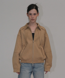 ORDINARY HOLIDAY（オーディナリー ホリデー）の「SUEDE OVERFIT JUMPER [BEIGE]（その他アウター）」