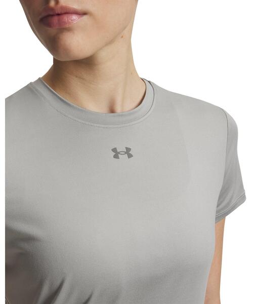 UNDER ARMOUR(アンダーアーマー)の「UAバニッシュ ショートスリーブ Tシャツ(トレーニング/レディース)(Tシャツ/カットソー・レディース・グレー系その他・M/L/XL/S)」の3枚目の写真