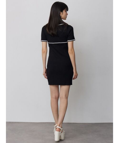 MURUA（ムルーア）の「2wayボレロライクポロワンピース（ワンピース・レディース・グレー/ブラック・FREE）」の11枚目の写真