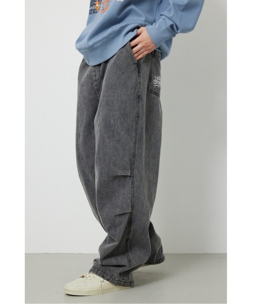RODEO CROWNS WIDE BOWL（ロデオクラウンズワイドボウル）の「エンボスロゴデニムパンツ（デニムパンツ・メンズ・グレー/ネイビー・MEDIUM/LARGE）」の9枚目の写真