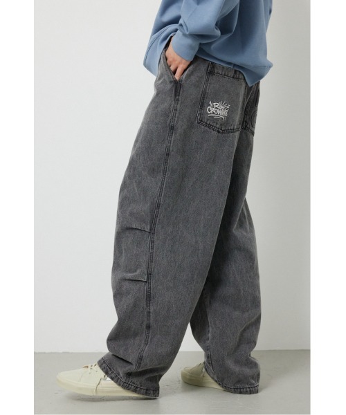 RODEO CROWNS WIDE BOWL（ロデオクラウンズワイドボウル）の「エンボスロゴデニムパンツ（デニムパンツ・メンズ・グレー/ネイビー・MEDIUM/LARGE）」の10枚目の写真