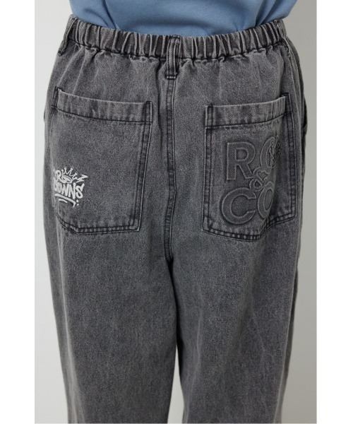 RODEO CROWNS WIDE BOWL（ロデオクラウンズワイドボウル）の「エンボスロゴデニムパンツ（デニムパンツ・メンズ・グレー/ネイビー・MEDIUM/LARGE）」の18枚目の写真