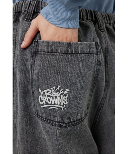 RODEO CROWNS WIDE BOWL（ロデオクラウンズワイドボウル）の「エンボスロゴデニムパンツ（デニムパンツ・メンズ・グレー/ネイビー・MEDIUM/LARGE）」の20枚目の写真