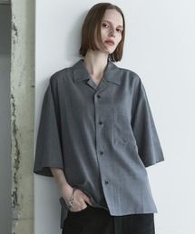 remer（リメール）の「ルーズシンセティックリネンシャツ / loose synthetic linen shirt《夏に涼しい麻調素材》（シャツ/ブラウス）」