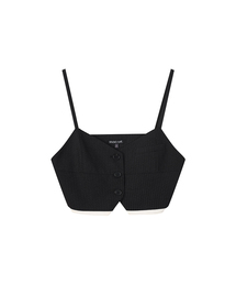 LAP（ラップ）の「ストライプクロップベスト AS1WV260（ベスト）」