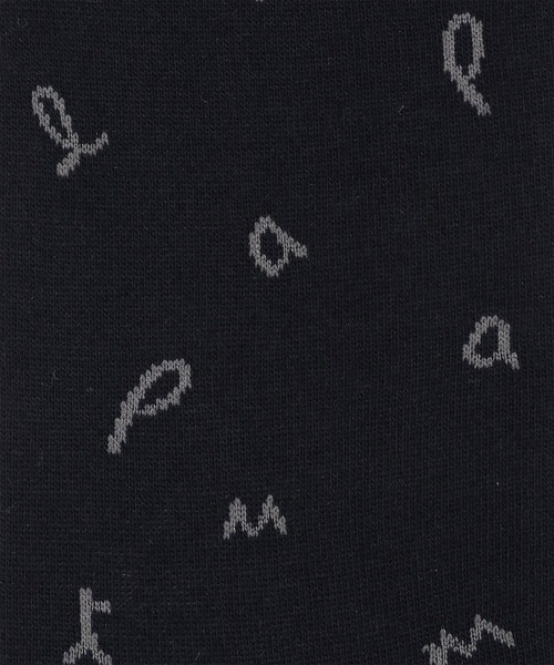 Paul Smith(ポールスミス)の「ランダムスペル ソックス【160600 DR】(ソックス/靴下・メンズ・ネイビー/グレー/ブラック/ダークパープル・25-27)」の5枚目の写真