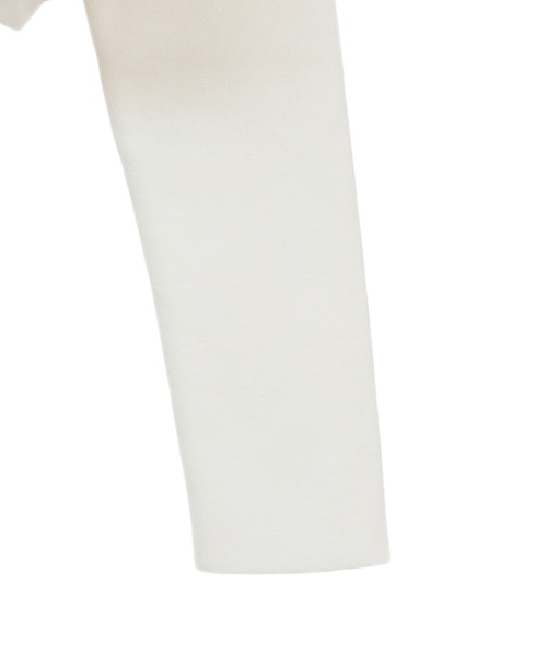 CLANE（クラネ）の「【CLANE/クラネ】W BALLOON SHORT KNIT TOPS/ダブルバルーンショートニットトップス（Tシャツ/カットソー・レディース・ブラック/ホワイト/ネイビー・2）」の11枚目の写真