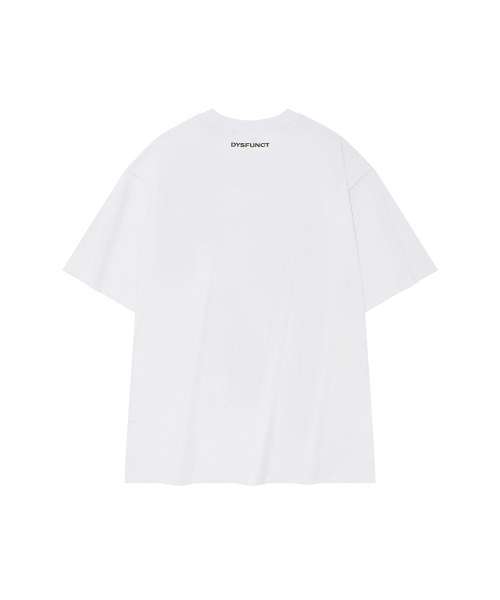 DYSFUNCT（ディスファンクト）の「DIZZY WARNING T-SHIRT(WHITE)（Tシャツ/カットソー・メンズ・その他・SMALL/MEDIUM/LARGE）」の2枚目の写真