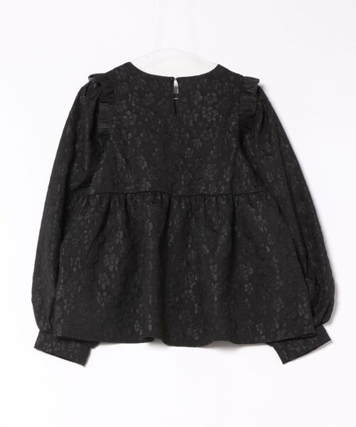 each(イーチ)の「フラワーふくれジャガードぺプラムブラウス(シャツ/ブラウス・レディース・ホワイト/ブラック・FREE)」の16枚目の写真