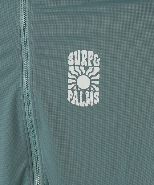 Kahiko(カヒコ)の「【Kahiko】SURF&Palms ビリーUVジップアップパーカー(パーカー・レディース・グレー/ブルー/ブラック・FREE)」の9枚目の写真