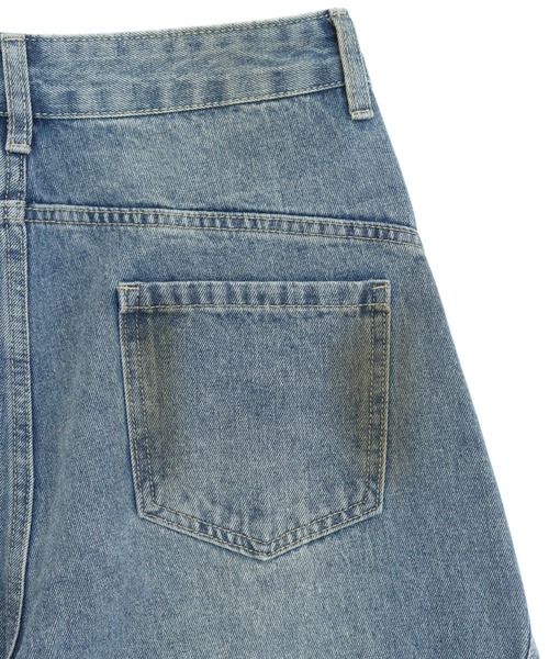 ANAP（アナップ）の「ユーズドライクカーブワイドデニム（デニムパンツ・レディース・ブルー・M/S）」の3枚目の写真