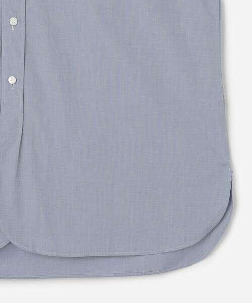 Kaptain Sunshine(キャプテン サンシャイン)の「KAPTAIN SUNSHINE | シャンブレー スタンドカラーシャツ MEN(シャツ/ブラウス・メンズ・ブルー/アイボリー・3/4)」の7枚目の写真