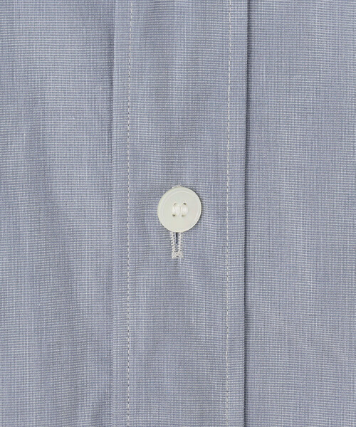 Kaptain Sunshine(キャプテン サンシャイン)の「KAPTAIN SUNSHINE | シャンブレー スタンドカラーシャツ MEN(シャツ/ブラウス・メンズ・ブルー/アイボリー・3/4)」の8枚目の写真