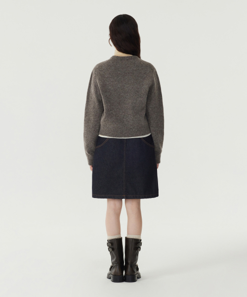 COVERNAT WOMAN（カバーナットウーマン）の「ウィメンズクローバーハートグラフィックニットベージュ（ニット/セーター・レディース・その他・WS/WM）」の5枚目の写真